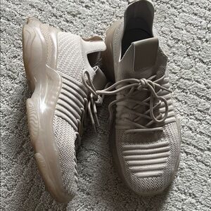 Cushionaire Apolo-T Women's Beige Knit Sneakers